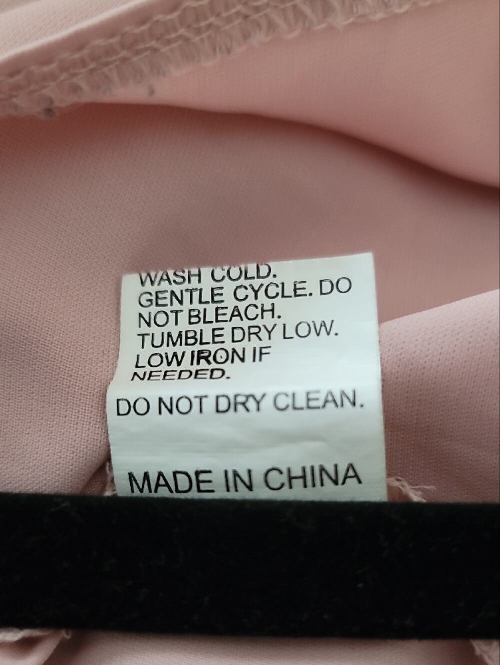 Women’s Pink Split-Neck Blouse - Picture 11 of 11
